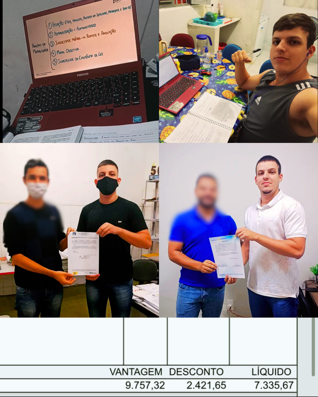 Ilgnner Lira — trajetória de estudos e aprovações